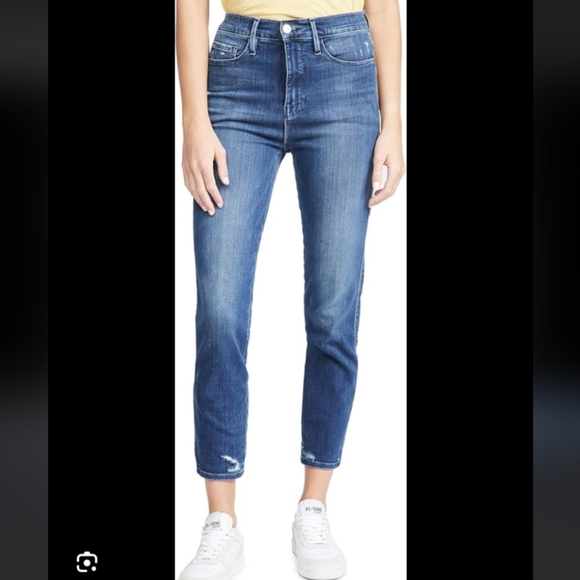 Frame le Sylvie crop jeans - Picture 1 of 8